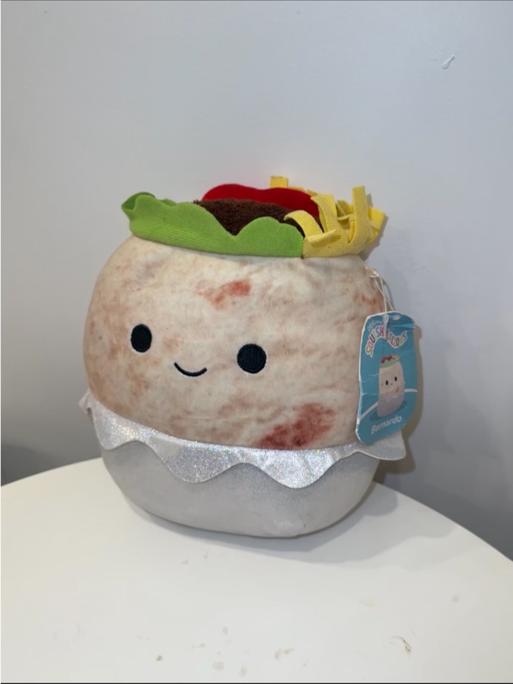 Bernardo Burrito Squishmallow – NWT (Tag Slightly Worn)